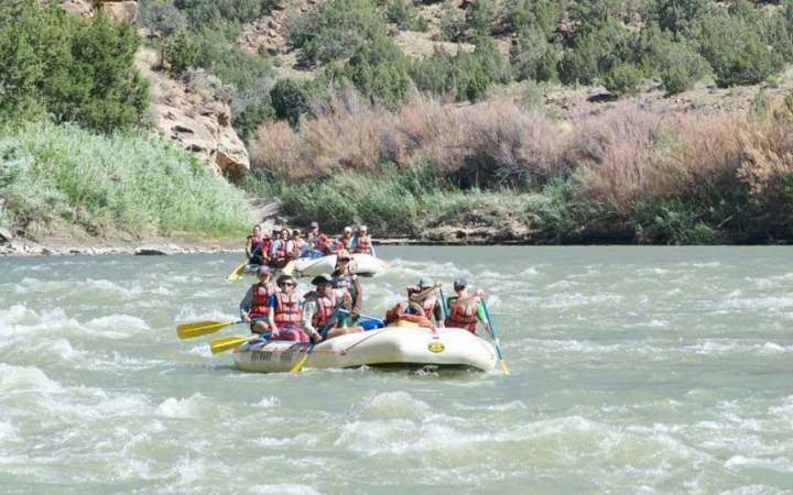 rafting trip for young adults